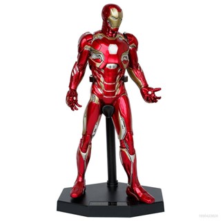 โมเดลฟิกเกอร์ Marvel The Avengers Iron Man MK45 ของเล่นสําหรับเด็ก เก็บสะสม ตกแต่งบ้าน