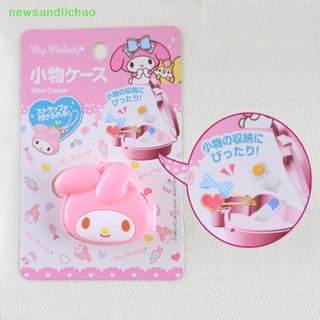 SANRIO Newsandlichao กล่องเก็บเครื่องประดับ ลายอนิเมะ Mymelody น่ารัก ของขวัญคริสต์มาส สําหรับเด็กผู้หญิง