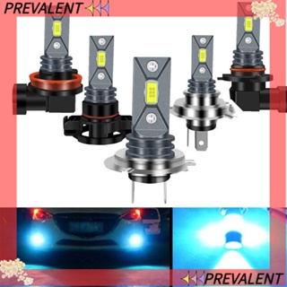 Preva ชุดไฟตัดหมอกรถยนต์ สว่างมาก 2 ชิ้น Hi/Low Kit Beam COB H8 H7 H11 H4 9005 9006 DRL