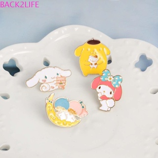 Back2life เข็มกลัด ลายการ์ตูน My Melody Kuromi เครื่องประดับ สําหรับติดปกเสื้อ