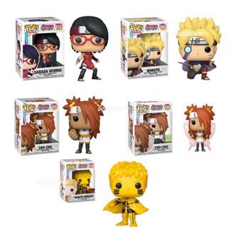 ฟิกเกอร์ Funko Pop Hokage Uzumaki Naruto Sarada Boruto chio-chio ของเล่นสําหรับเด็ก