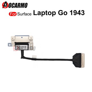 พอร์ตชาร์จ USB สายเคเบิลอ่อน แบบเปลี่ยน สําหรับ Microsoft Surface Laptop Go 1943