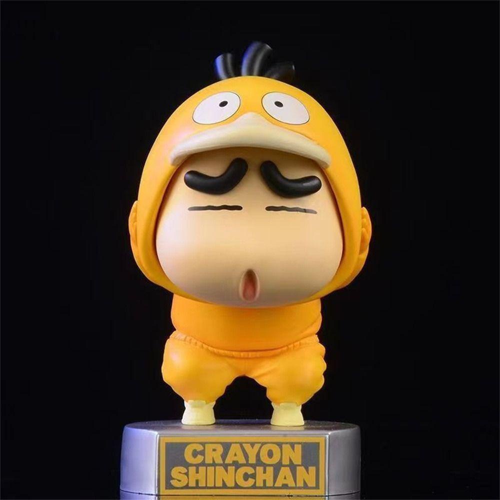 Keepin Crayon Shin-Chan รูป, Cos Psyduck ของเล่น Shinnosuke Nohara รูป, น่ารักตุ๊กตาอะนิเมะ 15 ซม.การ์ตูน Shin-Chan Action Figure แฟนสะสม