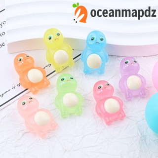 Oceanmapdz พวงกุญแจเรซิ่น รูปมังกรนม เรืองแสง สามมิติ DIY 10 ชิ้น