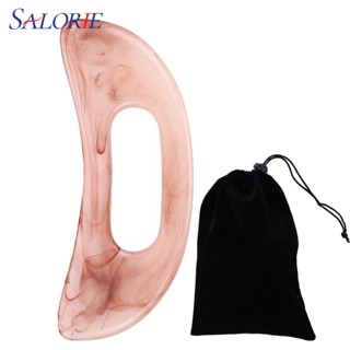 เครื่องมือนวดกัวซา สีชมพู ซาลอรี่ บรรเทาความตึงเครียด และลดเซลลูไลท์ บวม