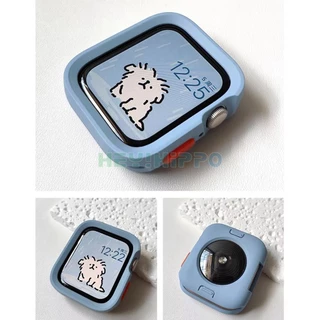 เคสป้องกันป้องกันการหล่นเหมาะสําหรับสมาร์ทวอทช์ซีรีส์ 10/9/8/7/6/5/SE/4 กรอบป้องกันเหมาะสําหรับ iwatch 45/44/42/41/40/38/49 มม.Series10 46 มม.42 มม.กรณี