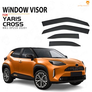 ที่บังแดดหน้าต่างรถยนต์ PC อุปกรณ์เสริม สําหรับ Toyota Yaris Cross 2020-2023 4 ชิ้น