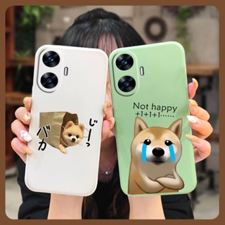 Lens bump protection Solid color Phone Case For OPPO OPPO Realme C55/Narzo N55
cute Skin-friendly feel Liquid silicone shell