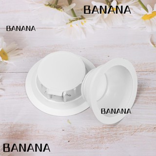 Banana1 จุกปิดกลิ่นห้องน้ํา กระทะหมอบ ดับกลิ่น สีขาว