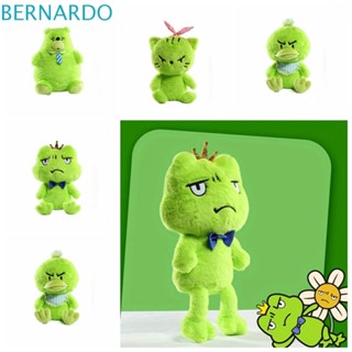 Bernardo ตุ๊กตาการ์ตูนกบ กบ สีเขียว 38 ซม. ของเล่นสําหรับเด็ก