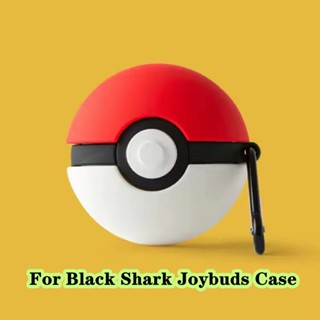 【จัดส่งรวดเร็ว】เคสหูฟัง แบบนิ่ม ลายการ์ตูนฉลาม สีดํา สําหรับ Black Shark Joybuds