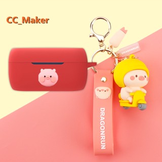 For Jabra Evolve2Buds Case Creative Astronaut One piece Luffy Keychain Pendant Jabra Evolve2Buds Silicone Soft Case Shockproof Case Protective Case Cartoon Doraemon Stitch Pendant Jabra Elite 2/Elite 3/Elite 4 Cover Soft Case