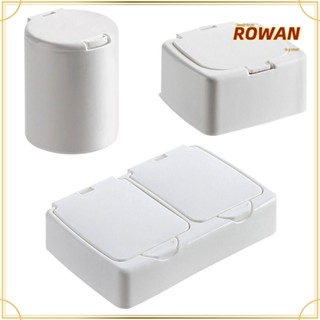 Rowans กล่องพลาสติก ขนาดเล็ก สําหรับใส่จัดเก็บเครื่องประดับ สําลี ติดหน้าต่าง