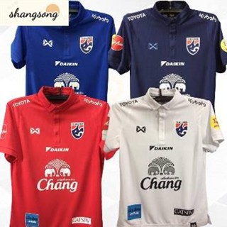 shangsong WARRIX เสื้อโปโลทีมชาติไทย เฟล็กส์ หน้า-หลัง พร้อมสปอนเซอร์เต็มตัว WA-3315 DIY