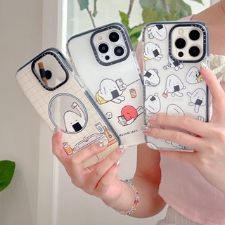 Casetify เคสโทรศัพท์มือถือ ซิลิโคนนุ่ม ลาย Onigiri day to day สําหรับ iPhone 14 11 12 13 Pro 14Pro Max