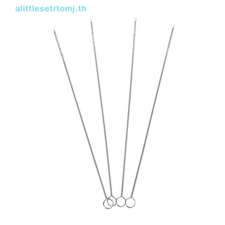 Alittlese แปรงเกลียว สเตนเลส สําหรับทําความสะอาดขวดน้ํา หลอดดูด 4 ชิ้น