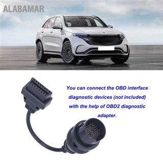 ALABAMAR สายเคเบิลอะแดปเตอร์วินิจฉัย OBD2 38PIN ไปยัง OBD สวมเปลี่ยนทนสำหรับ Mercedes Benz