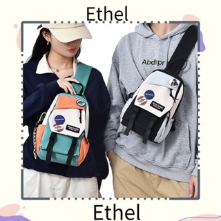 Ethel1 กระเป๋าคาดอก ผ้าไนล่อน อเนกประสงค์ สําหรับใส่โทรศัพท์ เข็มขัด เงิน เหมาะกับการพกพาเดินทาง เล่นกีฬา ผู้ชาย ผู้หญิง