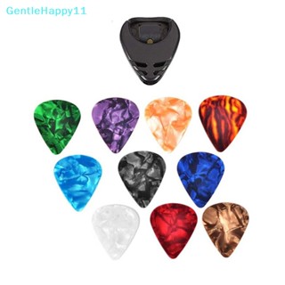 Gentlehappy ปิ๊กกีตาร์อะคูสติก เซลลูลอยด์ 10 ชิ้น หลากสี 1 ชิ้น