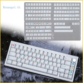 Rox ชุดฝาครอบกุญแจ PBT แบบเปลี่ยน สําหรับ Mechanical Keybo 140 ชิ้น