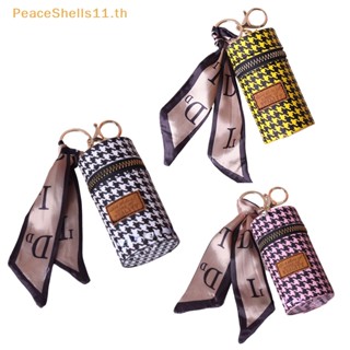 Peaceshells กระเป๋าใส่เหรียญ พวงกุญแจ หูฟัง ลิป มีซิป ขนาดเล็ก TH