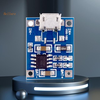 โมดูลชาร์จแบตเตอรี่ลิเธียม DC4.5-5.5V พร้อมไฟแสดงสถานะ สําหรับแบตเตอรี่ลิเธียม [Bellare.th]