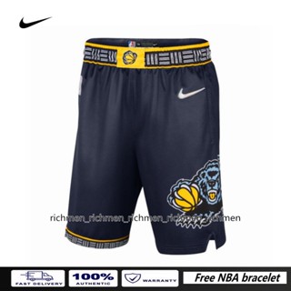 【Swingman】กางเกงขาสั้น Nba Memphis Grizzlies สีกรมท่า สําหรับผู้ชาย