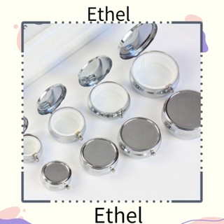 Ethel1 ขวดรีฟิล ขวดโหลดีบุก ถอดออกได้ คุณภาพสูง ขนาดเล็ก สําหรับใส่เครื่องประดับ ยา