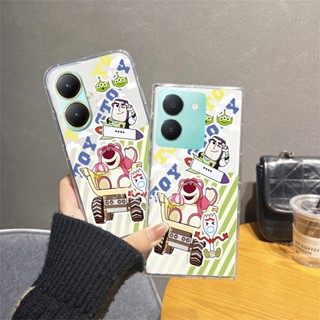 เคสโทรศัพท์มือถือแบบนิ่ม ลายการ์ตูนกราฟฟิตี้ วาดมือ สําหรับ VIVO Y27 Y78 Y77 Y76 Y36 Y35 Y22 Y22S Y16 Y02T Y02A Y02 V27 V27E V25 Pro V25E V23 V23E 4G 5G