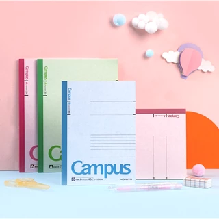 Kokuyo Campus สมุดโน้ตแบบเล่ม สมุดโน๊ต สินค้าที่นักเรียนญี่ปุ่นทุกคนต้องใช้ กระดาษคุณภาพดี เขียนลื่นมาก แบบเส้น แบบตาราง