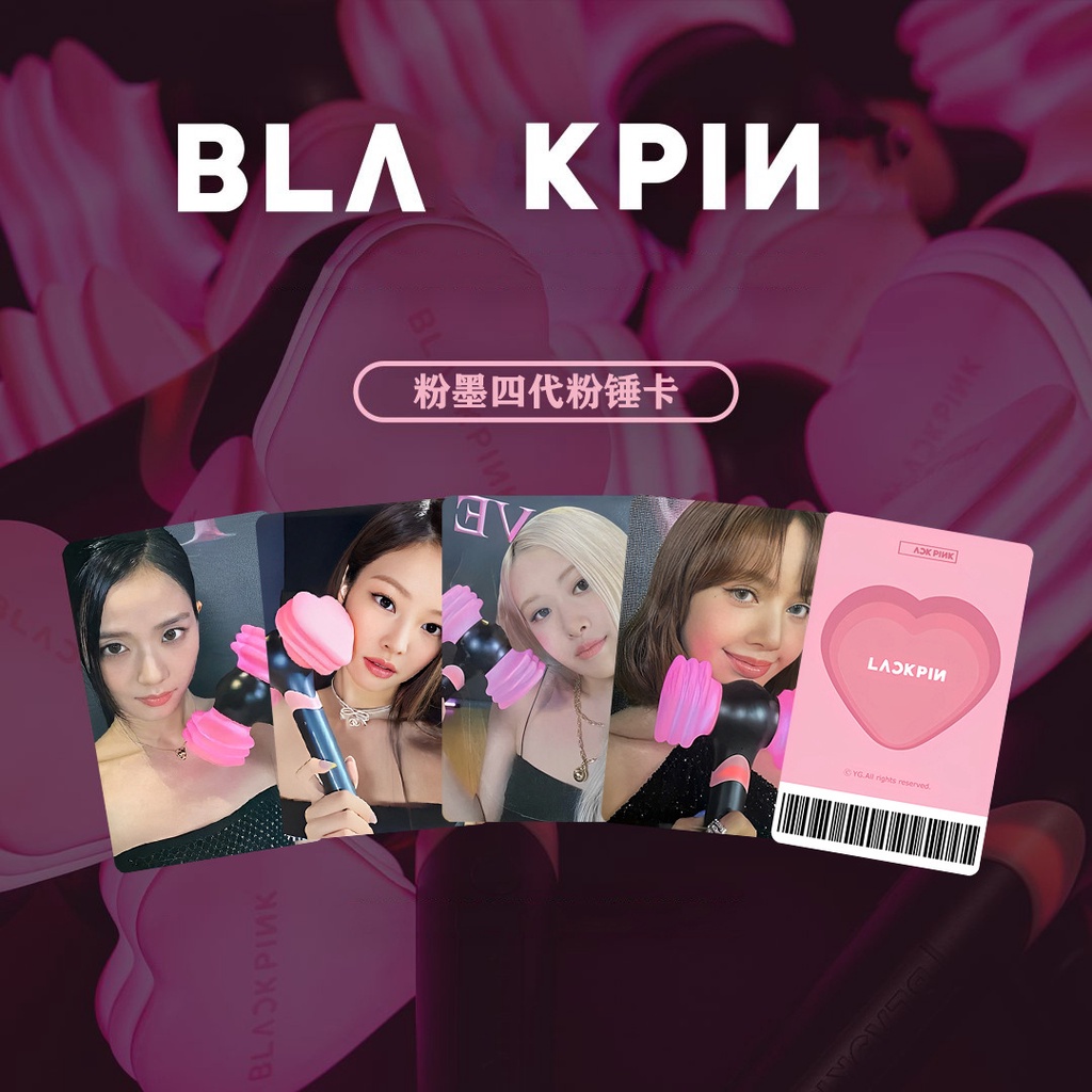 โฟโต้การ์ด Kpop BLACKPINK Lisa Jisoo Jennie Rose