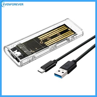 Ev กล่องฮาร์ดดิสก์ M 2 PCIe SSD Box - USB 3 2 TypeC Dual-Protocol น้ําหนักเบา