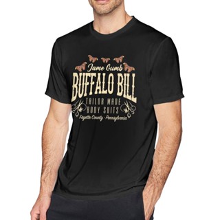 GILDAN 【ผ้าห่มบูติก】เสื้อท็อป ผ้าฝ้าย ลาย Buffalo Bill เหมาะกับของขวัญวันเกิด สําหรับผู้ชาย