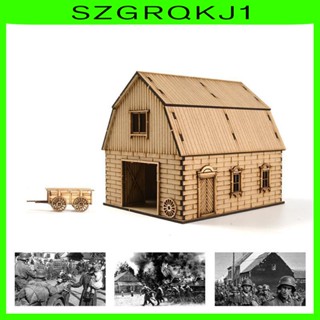 [szgrqkj1] โมเดลฉากสถาปัตยกรรม แฮนด์เมด 1/72 สําหรับตกแต่งโต๊ะทราย สถาปัตยกรรม รางรถไฟ