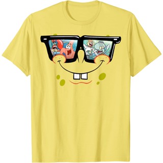 เสื้อยืดคอกลม แขนสั้น พิมพ์ลายการ์ตูน SpongeBob SquarePants Pie Big Star Octopus Brother Crab Boss 2 3 4 5 6 7 8 9 10 11 12 ปี ไซซ์ 110 120 13 140 150