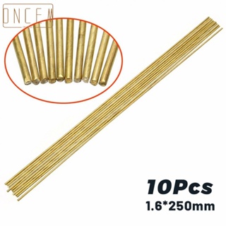 【ONCEMOREAGAIN】Brass Rods Brass HS221 Gold For Repair Welding Brazing Soldering 10X 10 *