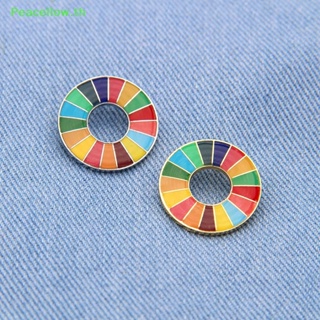 Peacellow เข็มกลัด 17 สี สําหรับพัฒนาการ SDGs Pin