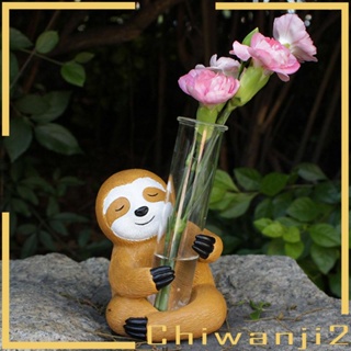 [Chiwanji2] ฟิกเกอร์เรซิ่น รูปปั้นดอกไม้ สําหรับตกแต่งบ้าน