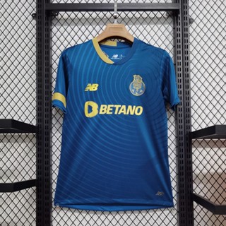 เสื้อกีฬาแขนสั้น ลายทีมชาติฟุตบอล Porto Away Jersey S-XXL 23-24 ชุดเยือน สําหรับผู้ชาย