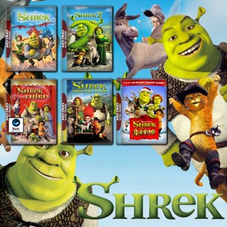 แผ่นดีวีดี หนังใหม่ SHREK เชร็ค 5 ภาค DVD Master เสียงไทย (เสียง ไทย/อังกฤษ ซับ ไทย/อังกฤษ (ภาค 1 ไม่มีซับ ไทย)) ดีวีดีห