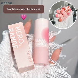 HERORANGE Monochrome Poke Blush Stick Cream Natural Pure ต้องการขยายการหดตัว Color Gills Purple Convergence Matte Rouge [icebear]