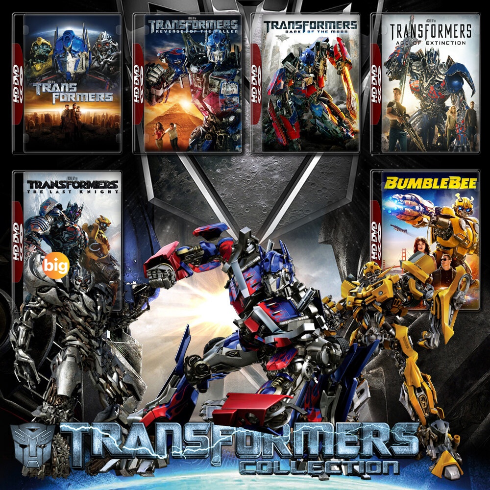 แผ่น Bluray หนังใหม่ Transformers ทรานส์ฟอร์มเมอร์ส 1-7 Bluray หนังใหม่ มาสเตอร์ เสียงไทย (เสียง ไทย/อังกฤษ ซับ ไทย/อังก