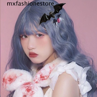 Mxfashione กิ๊บติดผม รูปปีศาจ ค้างคาว กะโหลก สไตล์เกาหลี โกธิค สร้างสรรค์ สําหรับปาร์ตี้ฮาโลวีน