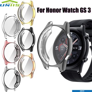 Uniis ฝาครอบสมาร์ทวอทช์ ชุบ TPU สําหรับ Honor Watch GS 3