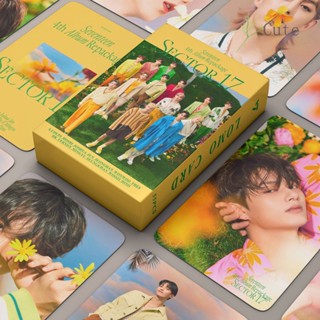 Cuteiu โปสการ์ด อัลบั้มรูปโลโม่ Kpop SEVENTEEN 17 55 ชิ้น ต่อชุด