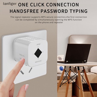 Lanf เราเตอร์ขยายสัญญาณ WIFI ไร้สาย WPS 300Mbps 802.11N ปลั๊ก EU US EN 1 ชิ้น