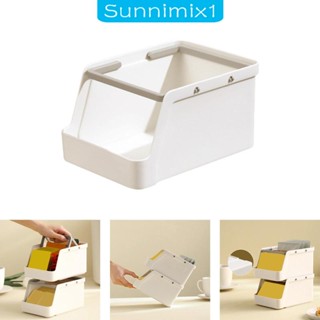 [Sunnimix1] กล่องจัดเก็บเครื่องสําอาง สําหรับตู้กับข้าว เครื่องดื่ม