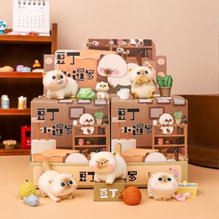 [ของแท้] ตุ๊กตาฟิกเกอร์ Ding Dou Little Siamese น่ารัก ขนาดเล็ก สร้างสรรค์ เครื่องประดับ สําหรับของขวัญแมว