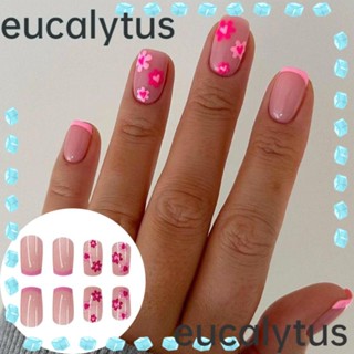 Eucalytus1 เล็บปลอม ลายดอกไม้ DIY