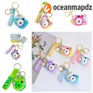 Oceanmapdz พวงกุญแจกล้อง, My Melody Hello KT, เครื่องประดับพวงกุญแจ การ์ตูนอนิเมะ Cinnamoroll Kawaii ของเล่นเด็ก